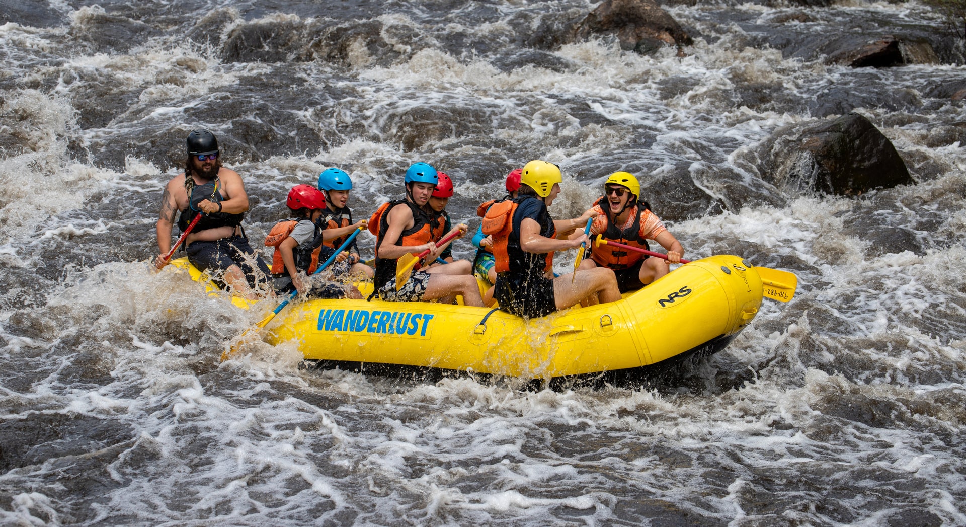 River rafting.