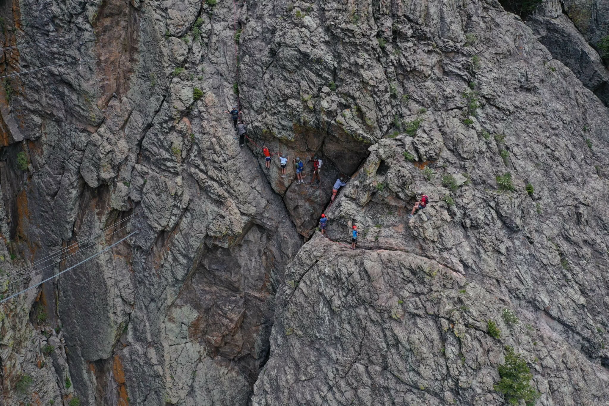 Via Ferrata climbing.