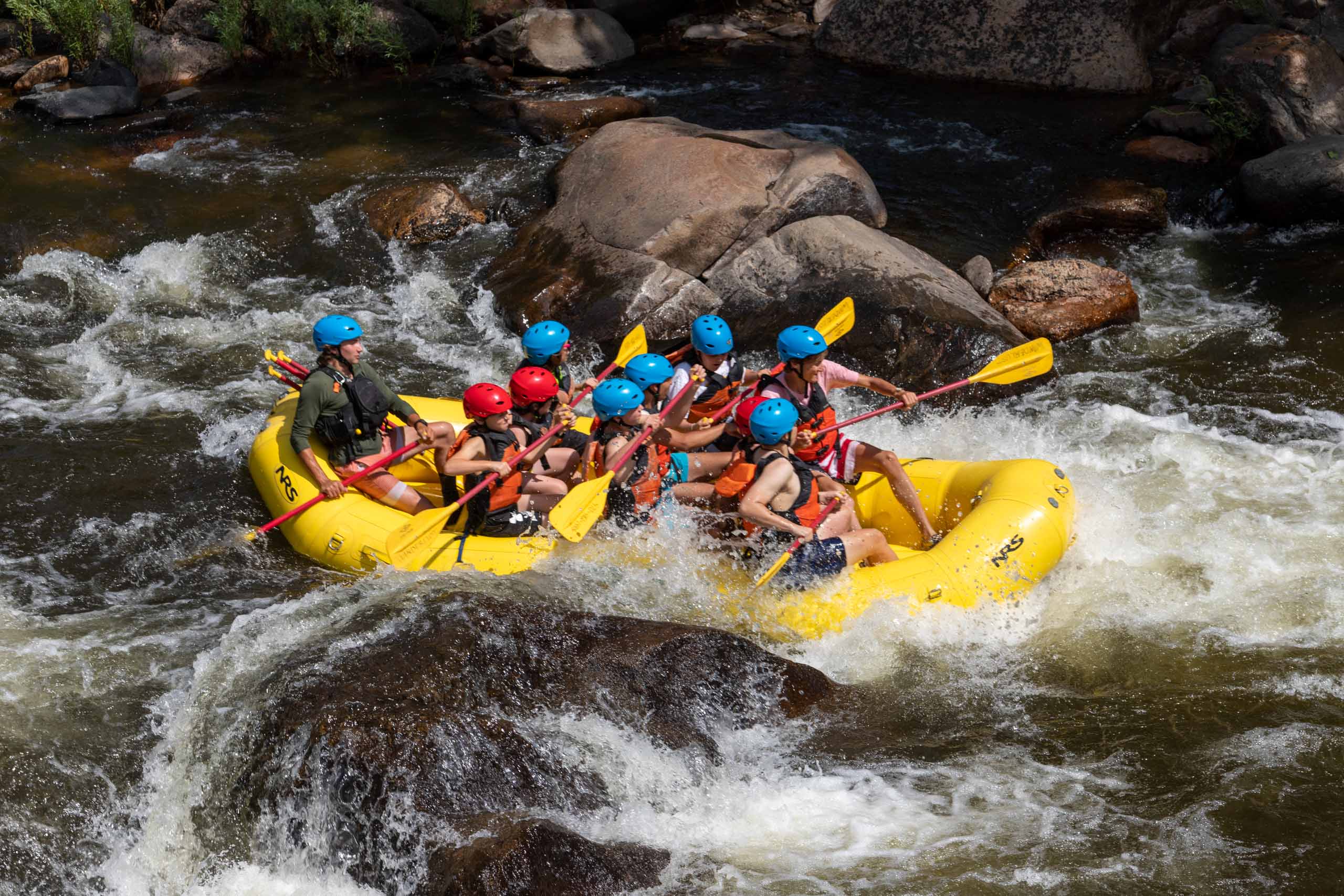 River rafting.
