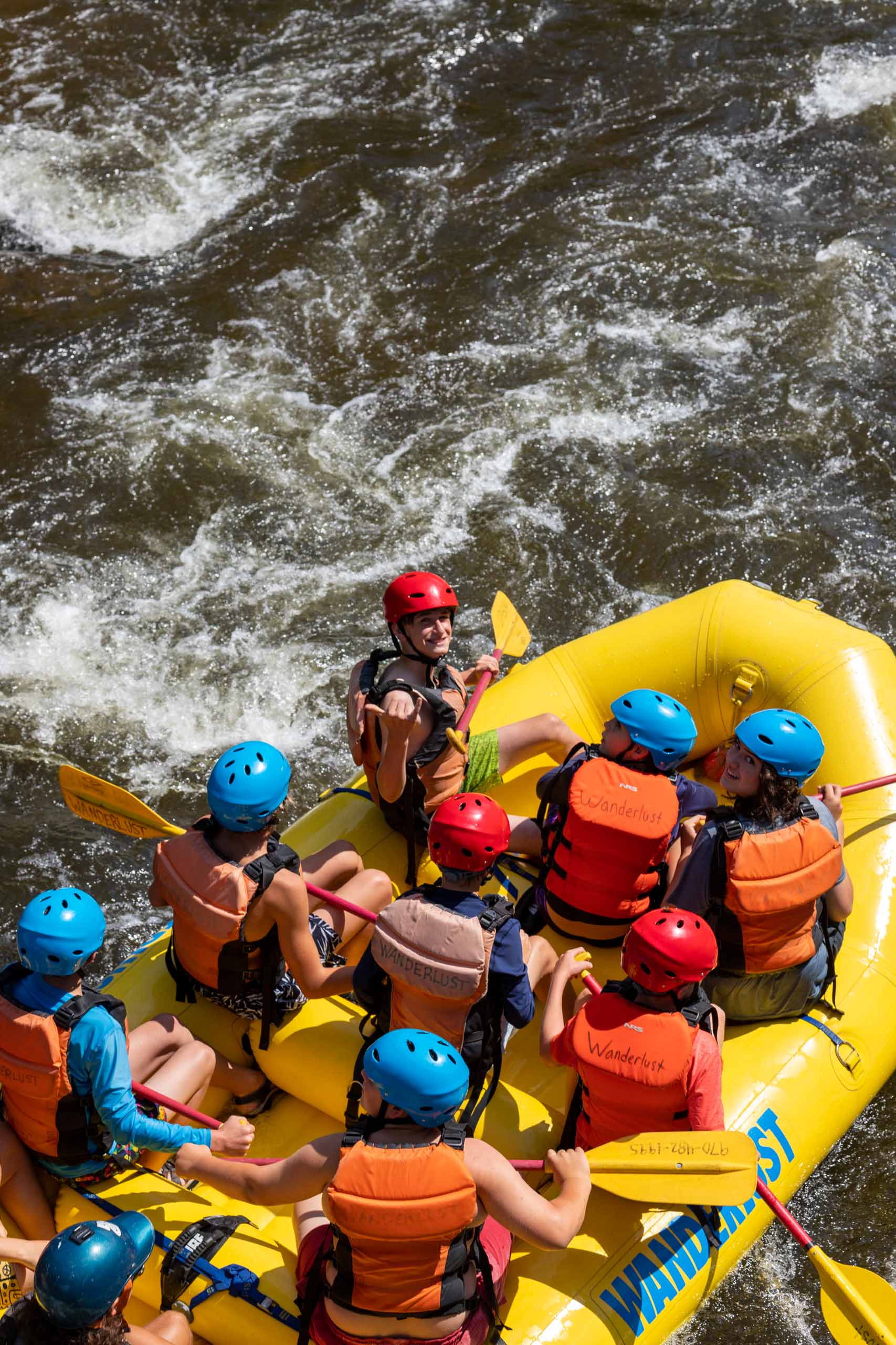 River rafting.