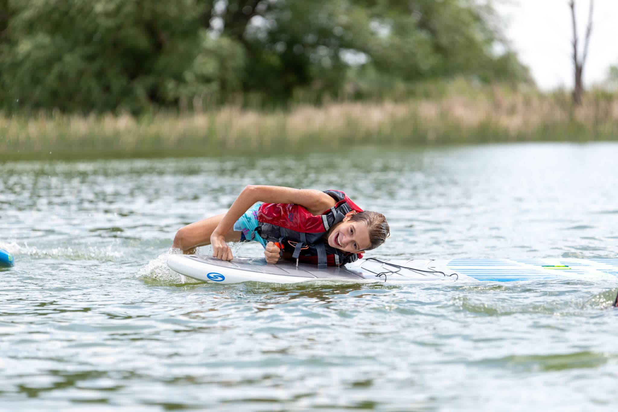 Stand up paddle boarding.