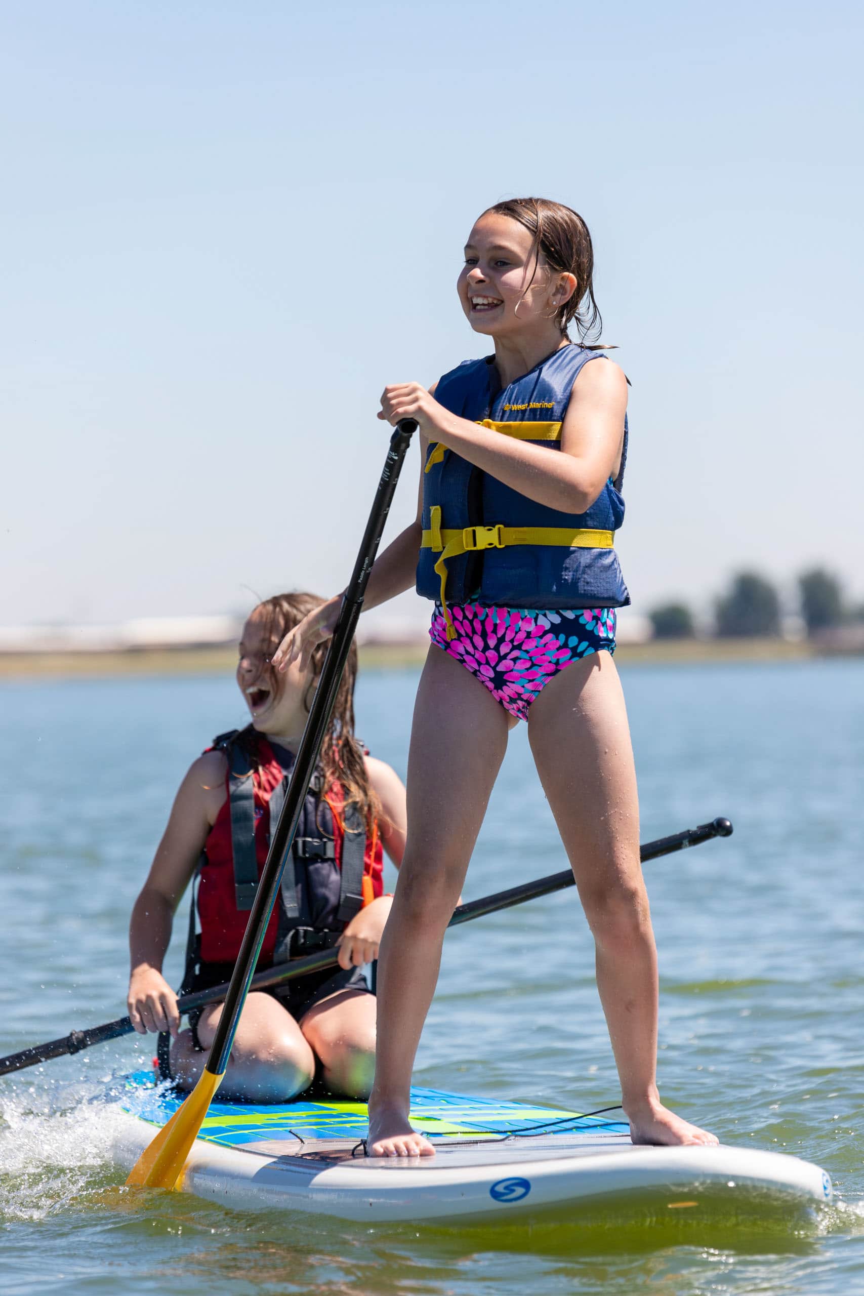 Stand up paddle boarding.