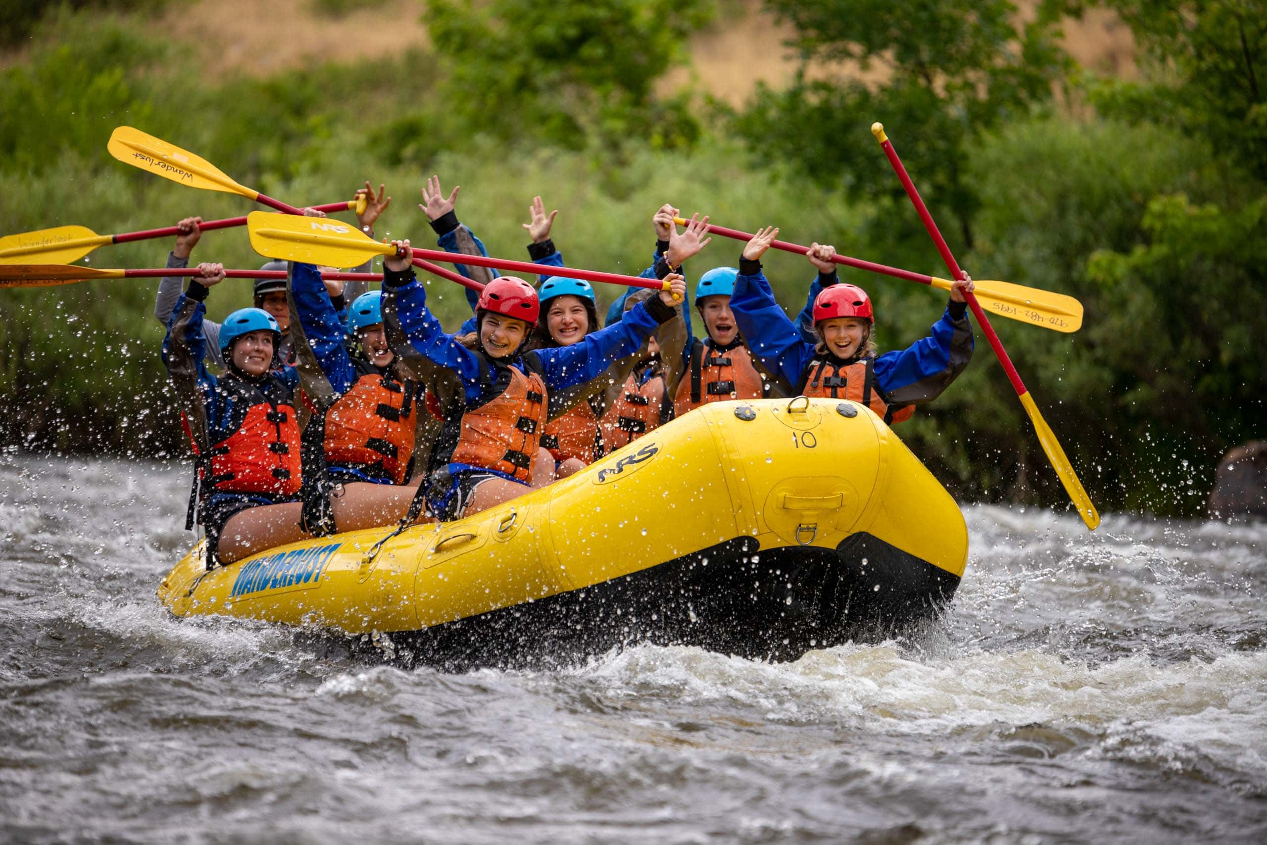 River rafting.